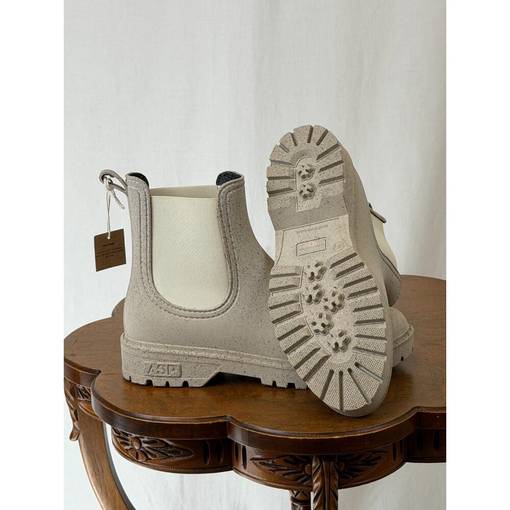 NIB Bos & Co Asportuguesas CORK Chelsea Ankle Pull On Boot Oatmeal EU 40 #0374 - Picture 2 of 7